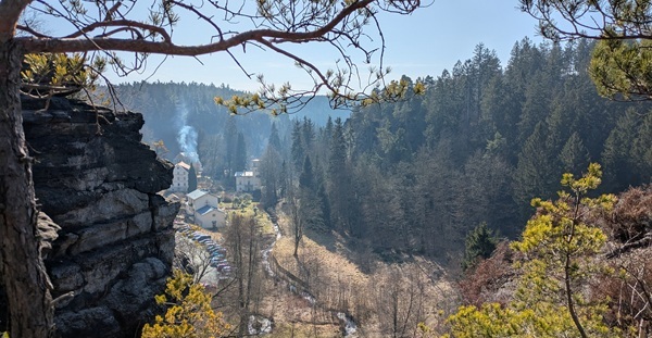 Blick zur Talsperre Blick zur Talsperre