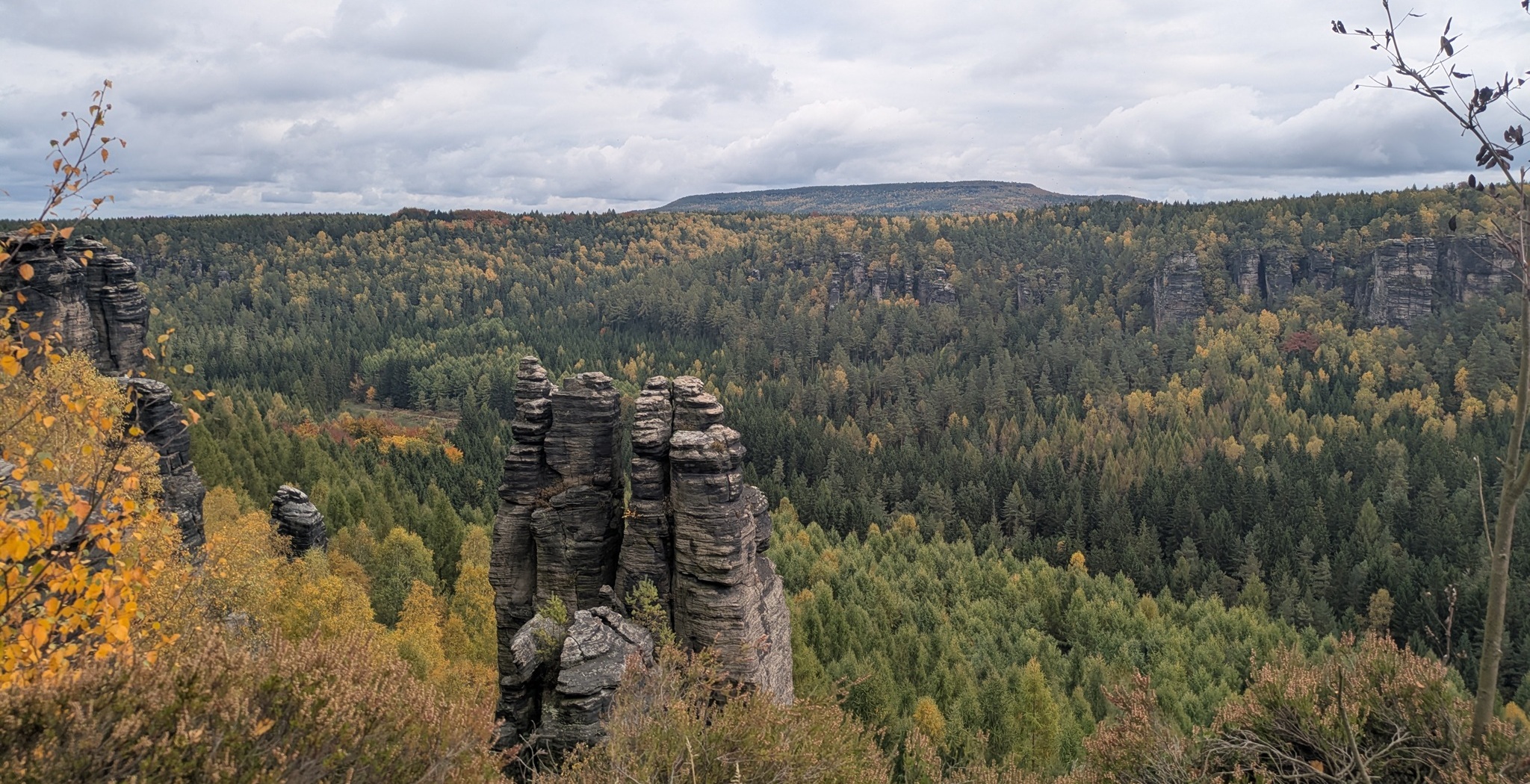 Blick von der Grenzplatte Blick von der Grenzplatte